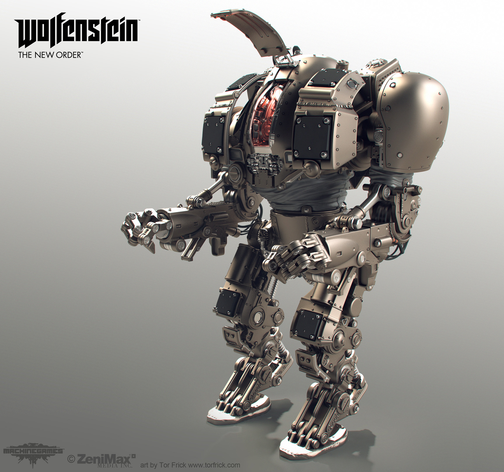 Guard Robot Art - Wolfenstein: The New Order Art Gallery